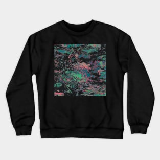 Mystic Sunset Dream - Colorful Paint Pour/ Fluid Art - Unique and Vibrant Abstract Acrylic Paintings for Art Prints, Canvas Prints, Wall Art, Mugs, Leggings, Phone Cases, Tapestries and More Crewneck Sweatshirt